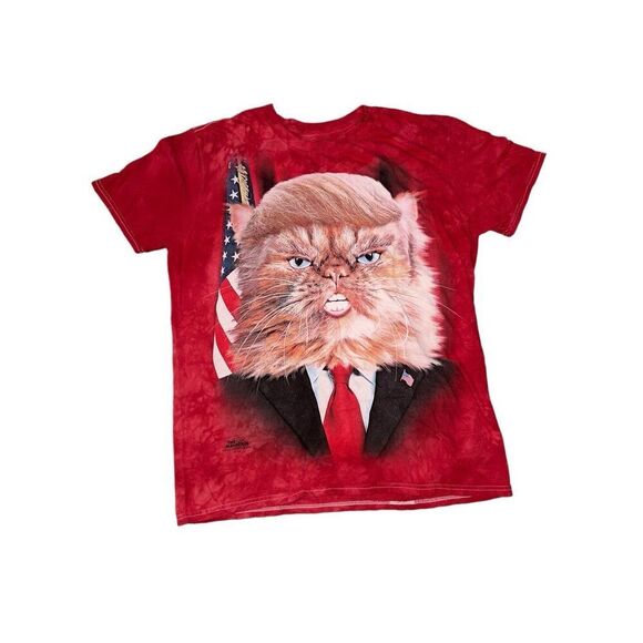 The Mountain Donald Trump Cat Tee - Picture 1 of 5